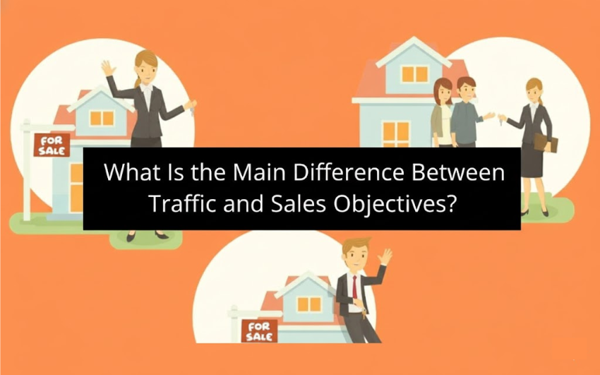 What Is the Main Difference Between Traffic and Sales Objectives?